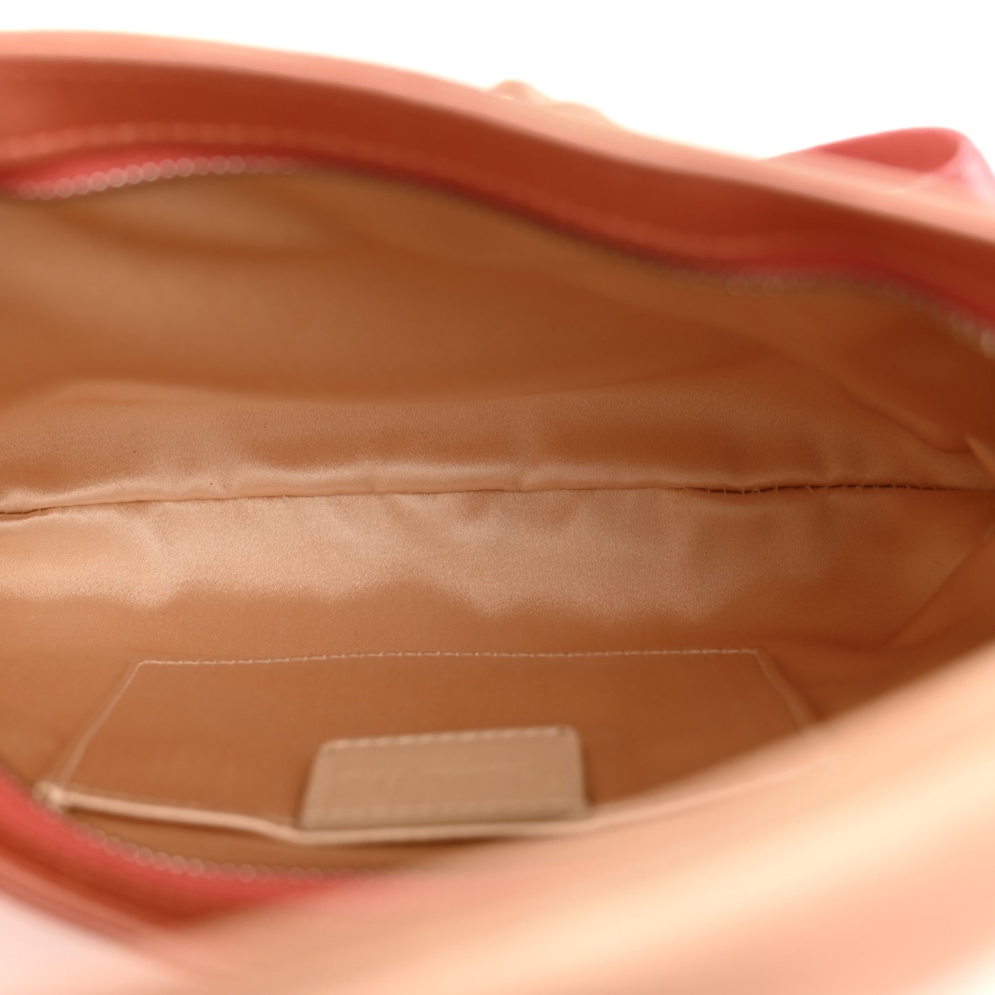 Satin Ribbon Ballet Corset Bag Orange Pink