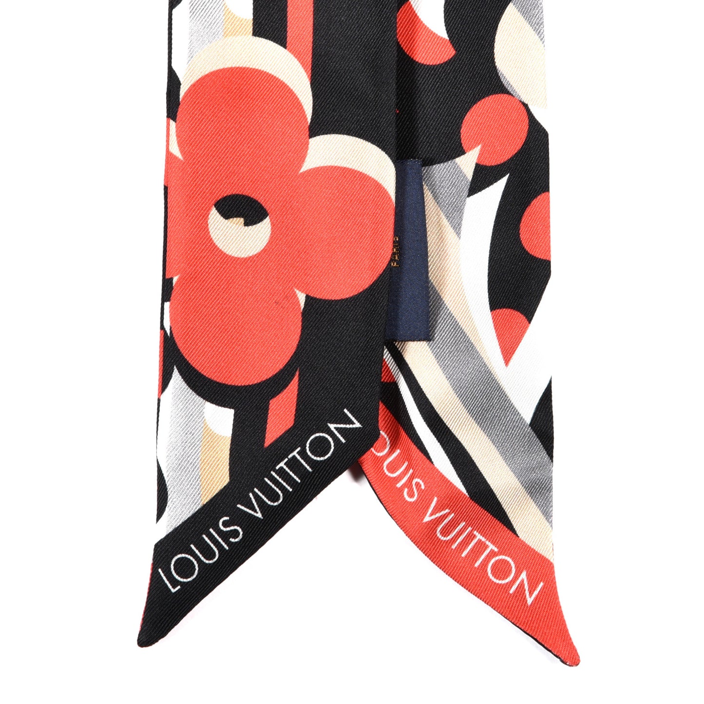 Silk Pop Monogram BB Bandeau Red