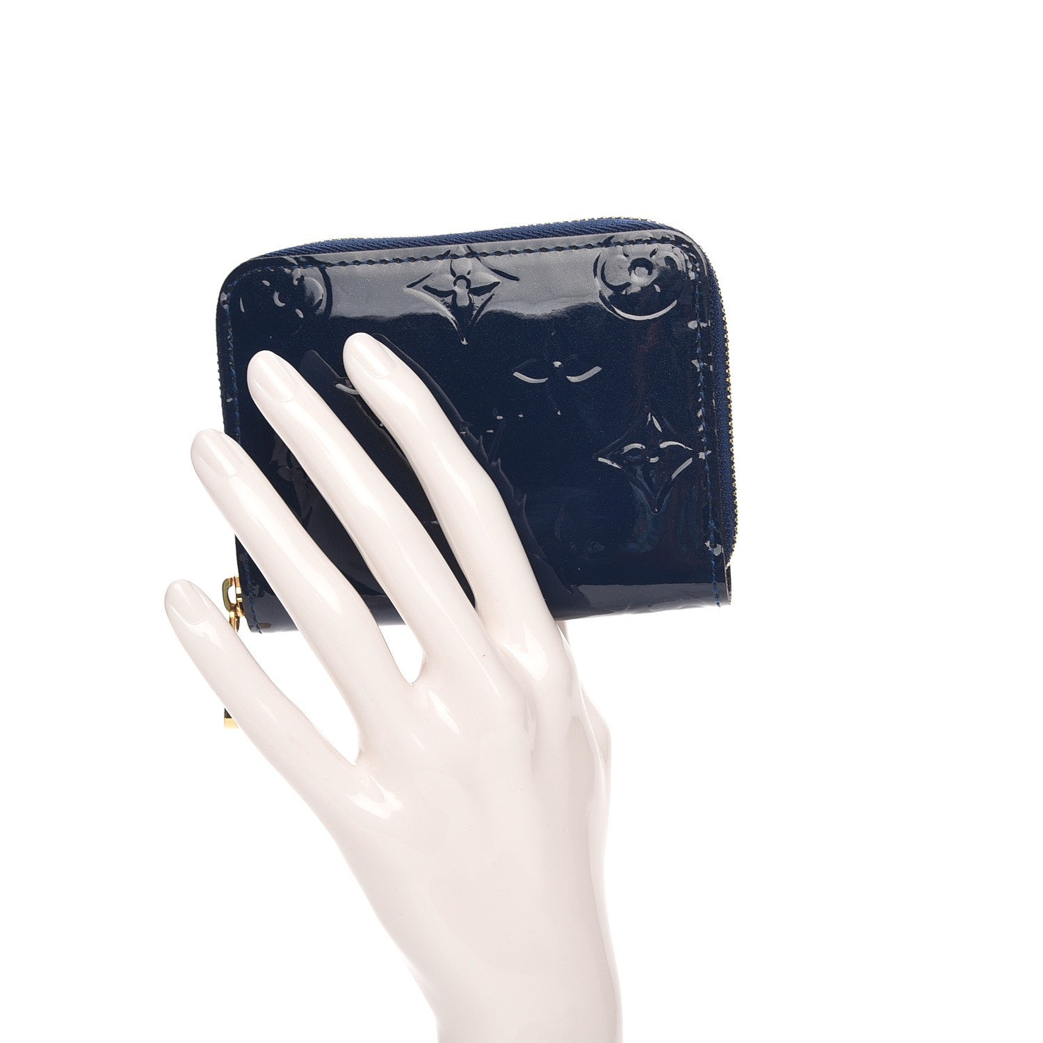 Louis Vuitton Vernis Zippy Coin Purse Grand Blue 2 of 7
