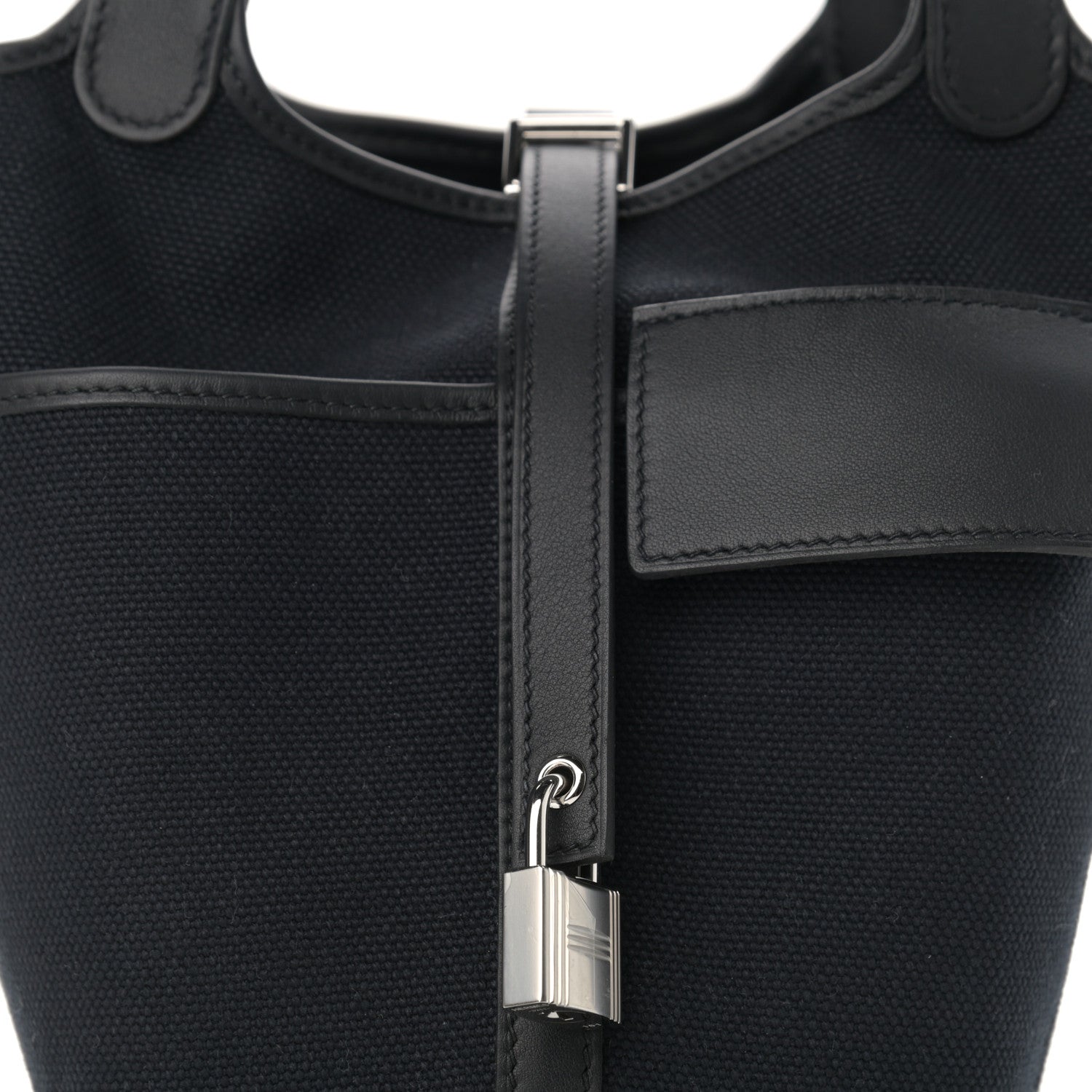 Hermes Toile Goeland Swift Cargo Picotin Lock 18 Black 8 of 13