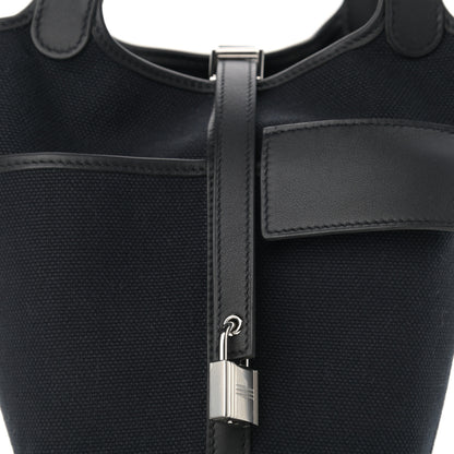Hermes Toile Goeland Swift Cargo Picotin Lock 18 Black 8 of 13