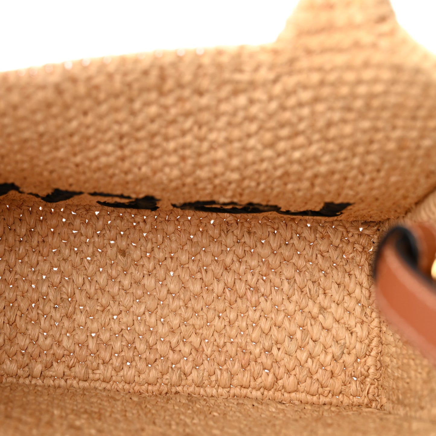 Raffia Paula's Ibiza Small Font Tote Natural Tan