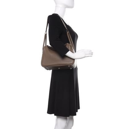 Hermes Taurillon Clemence Lindy 26 Etoupe 2 of 14