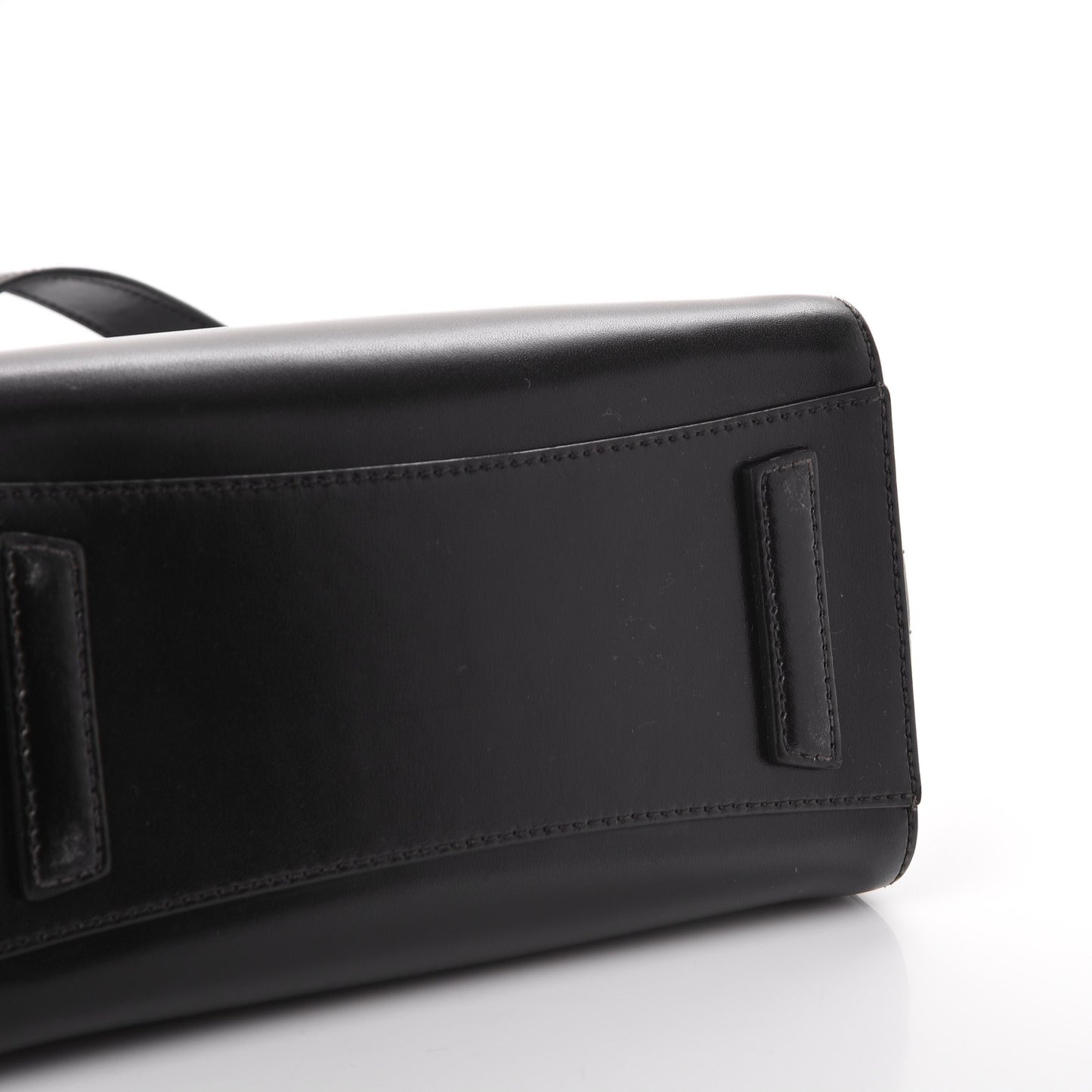 Shiny Lord Calfskin Mini Antigona Black