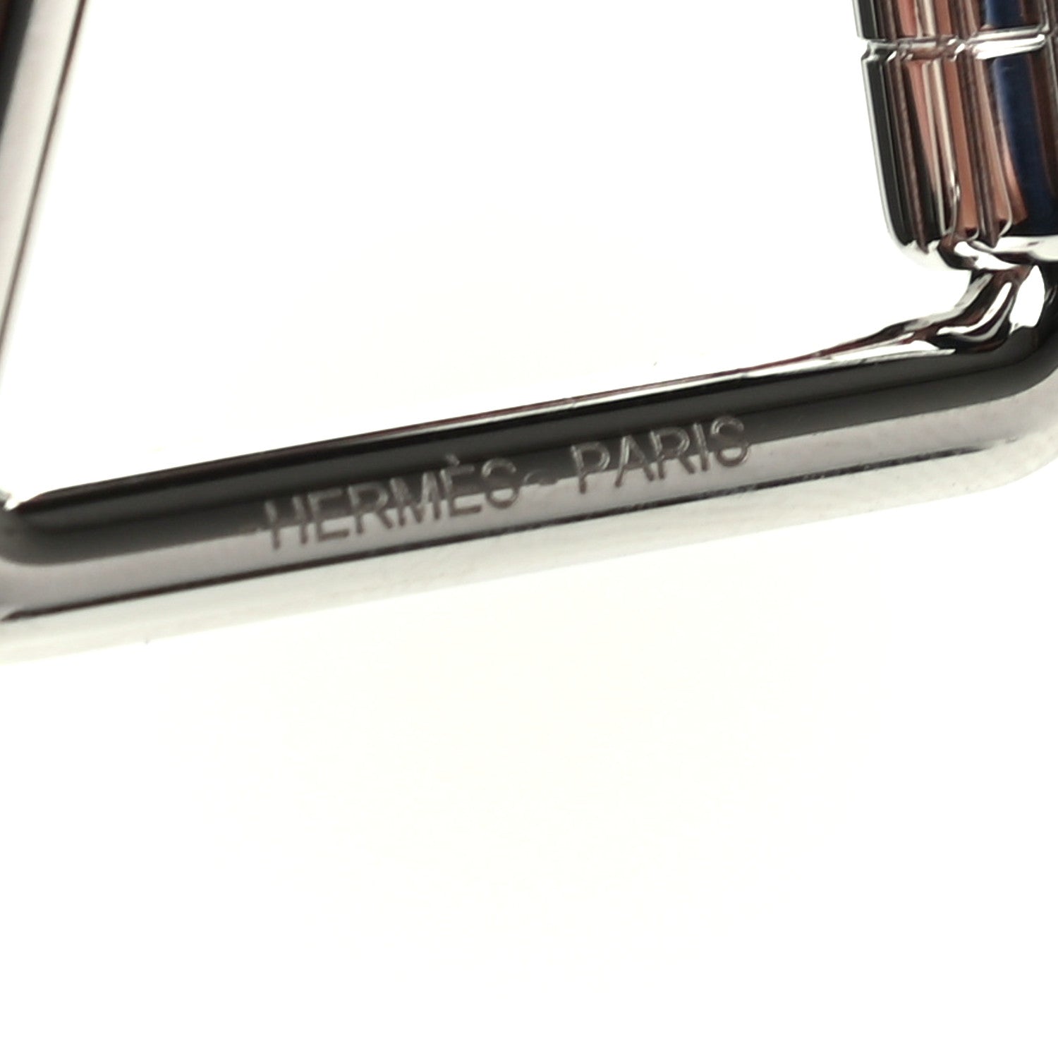 Hermes Palladium Cheval Key Ring 4 of 6