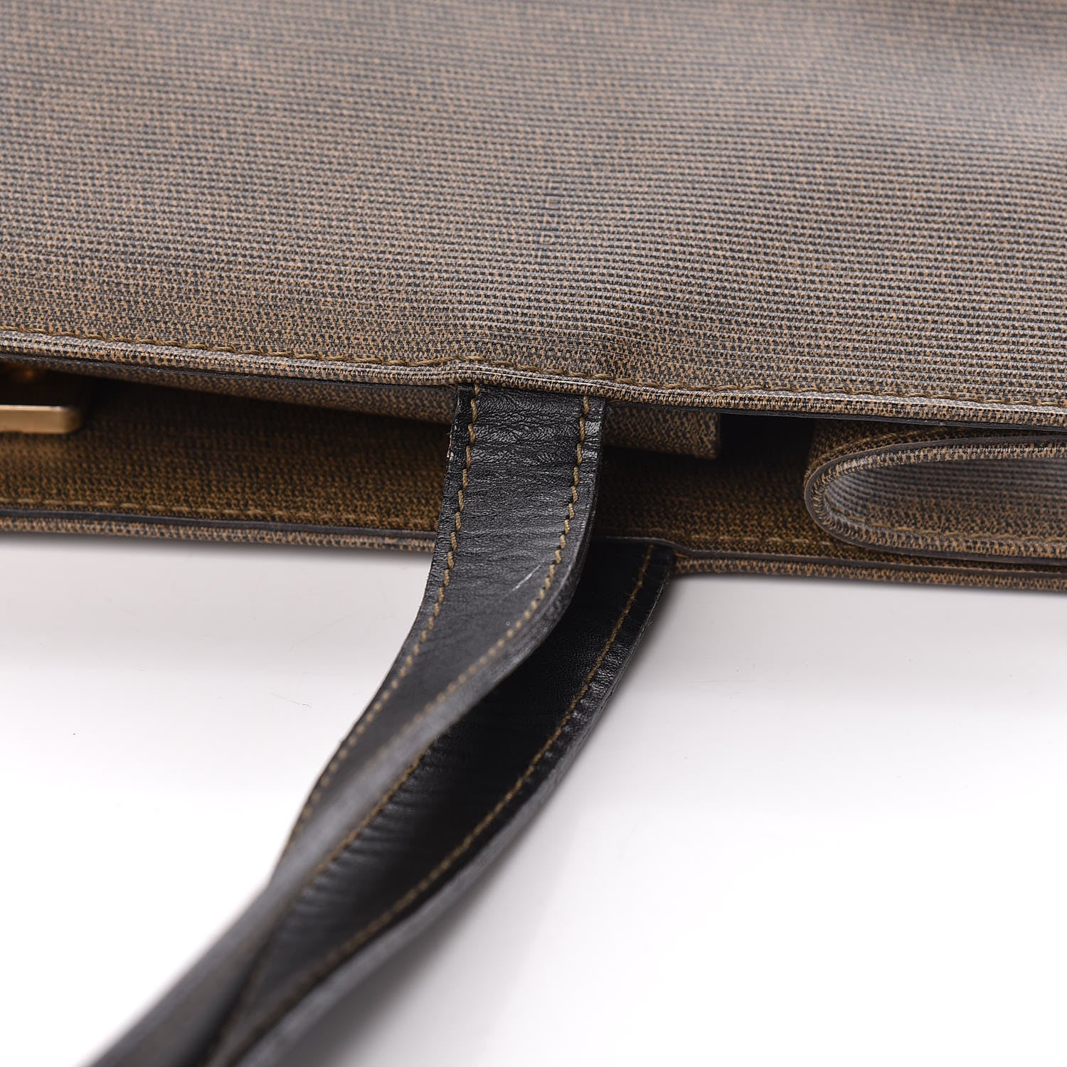 Fendi Canvas Roma 1925 Tote Tobacco 17 of 19