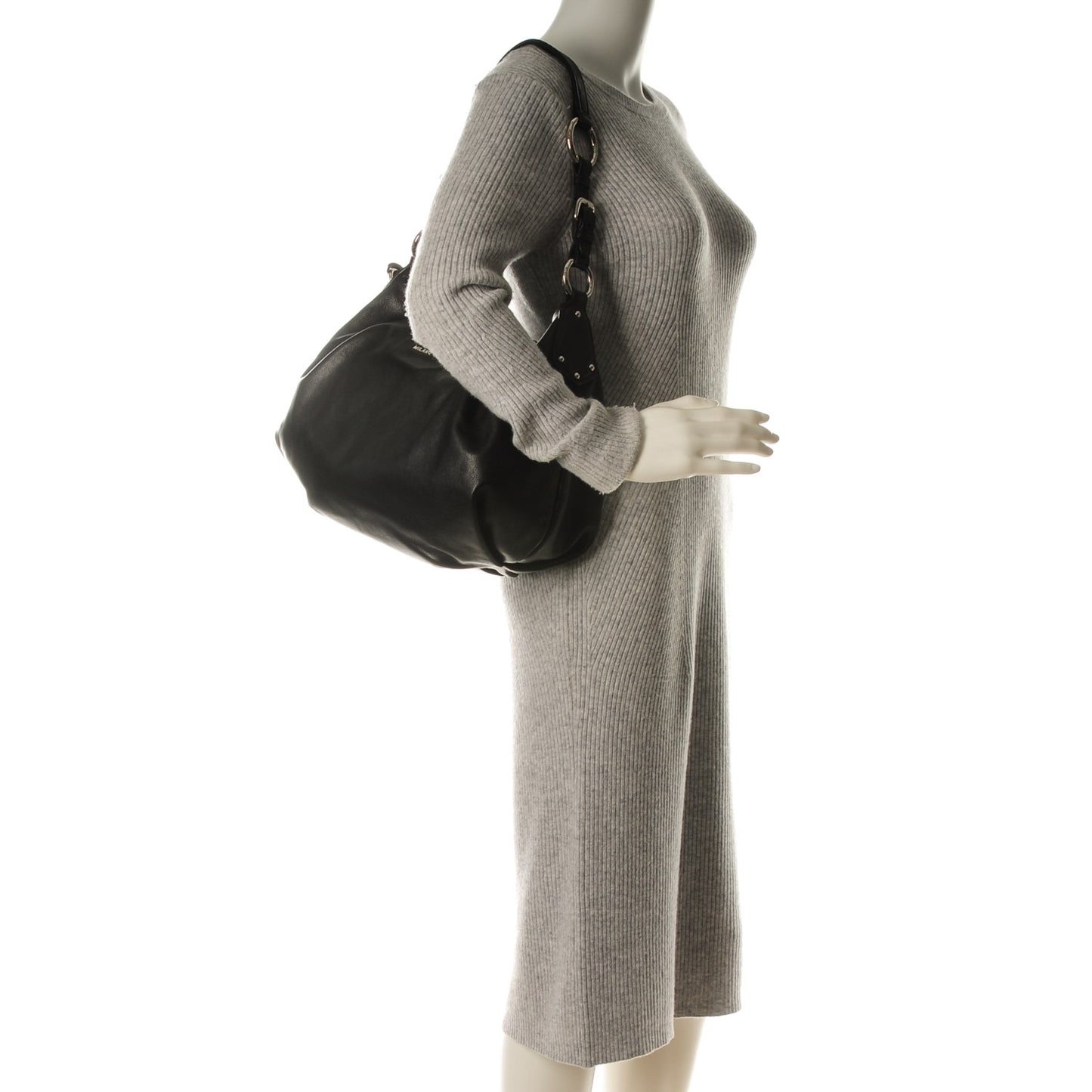 Soft Calf Hobo Nero Black