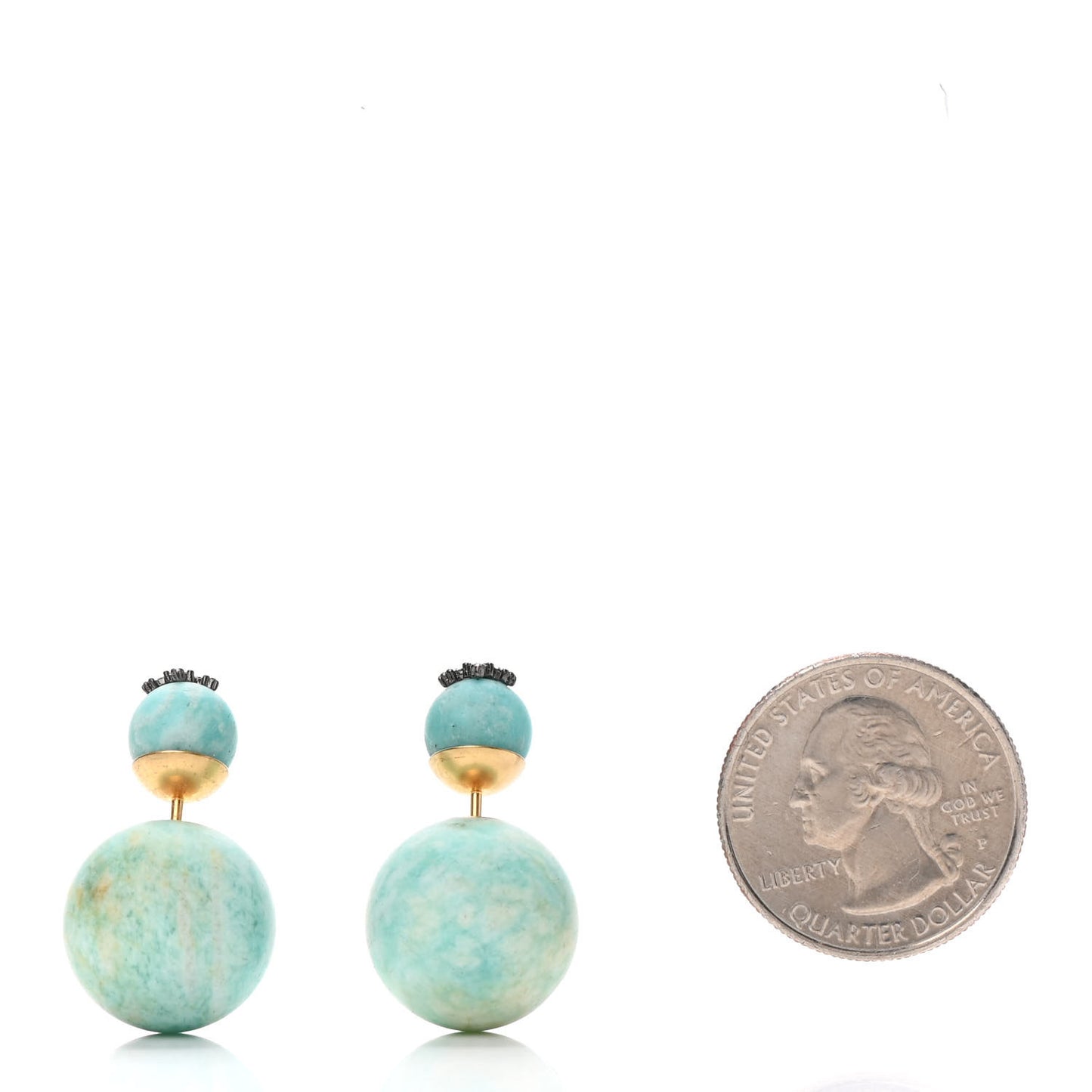 Crystal Star Mise En Dior Tribal Earrings Green