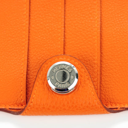Hermes Togo Dogon Wallet Orange 8 of 8