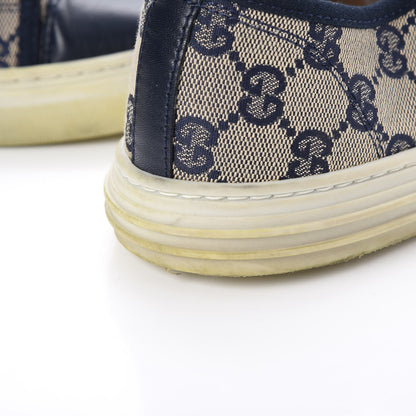 Gucci Monogram Web Sneakers 39 Navy Blue 12 of 15
