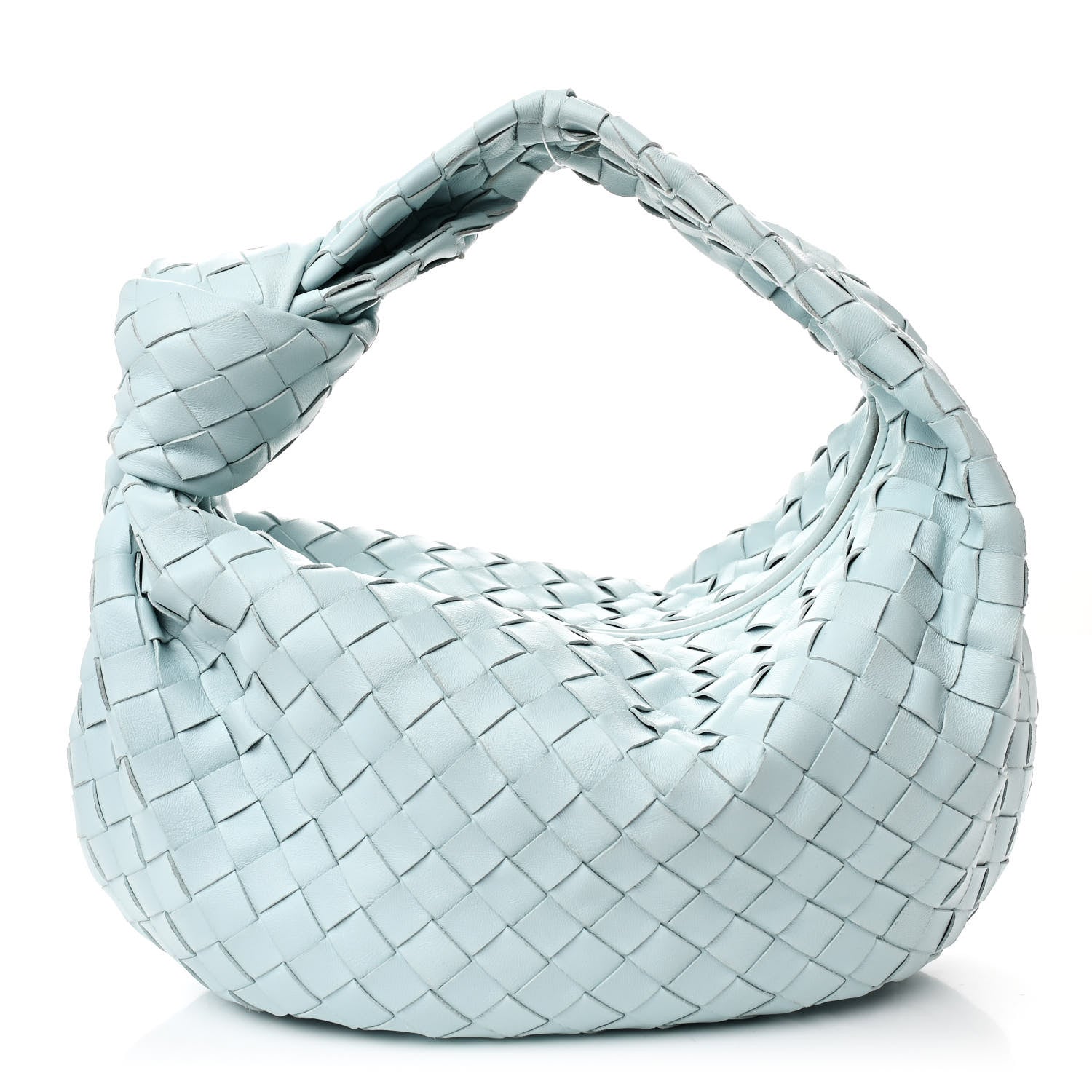Bottega Veneta Nappa Intrecciato Teen Jodie Hobo Teal Washed 1 of 10