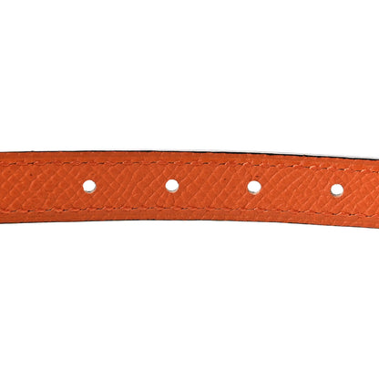 Hermes Epsom Swift 13mm H Belt 80 32 Orange Nata 5 of 6