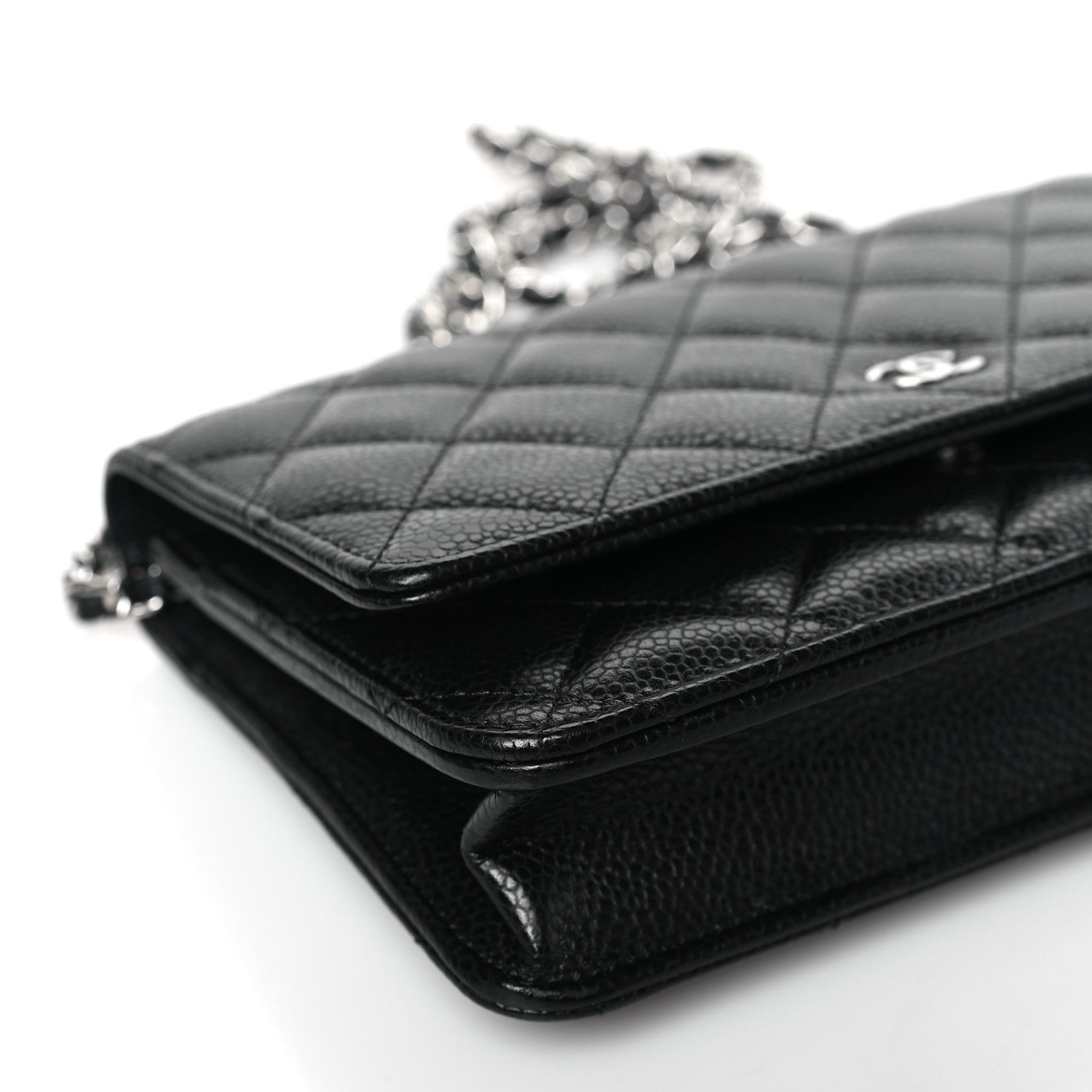 Chanel Caviar Quilted Wallet on Chain WOC Black 8 of 10