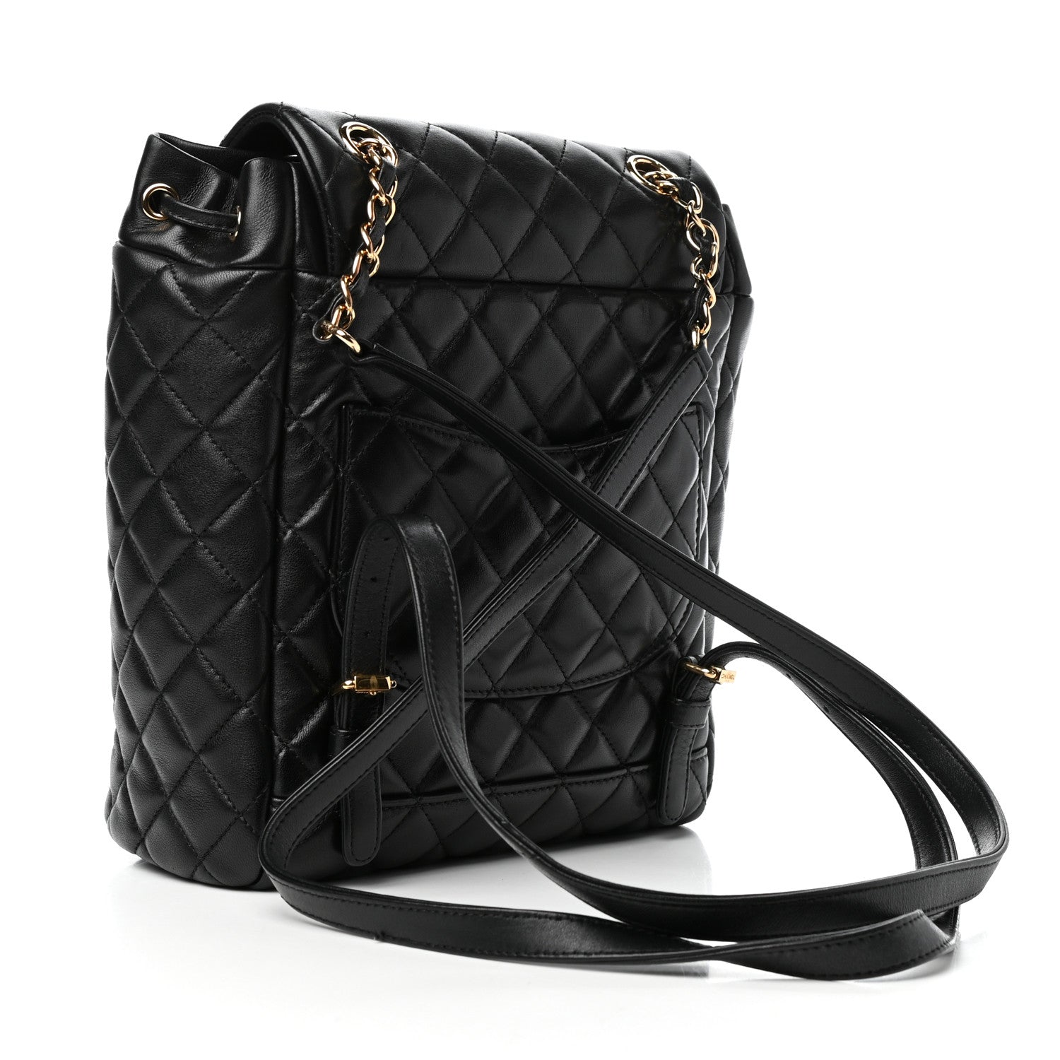 Chanel Calfskin Quilted Small Urban Spirit Backpack Black 3 of 11