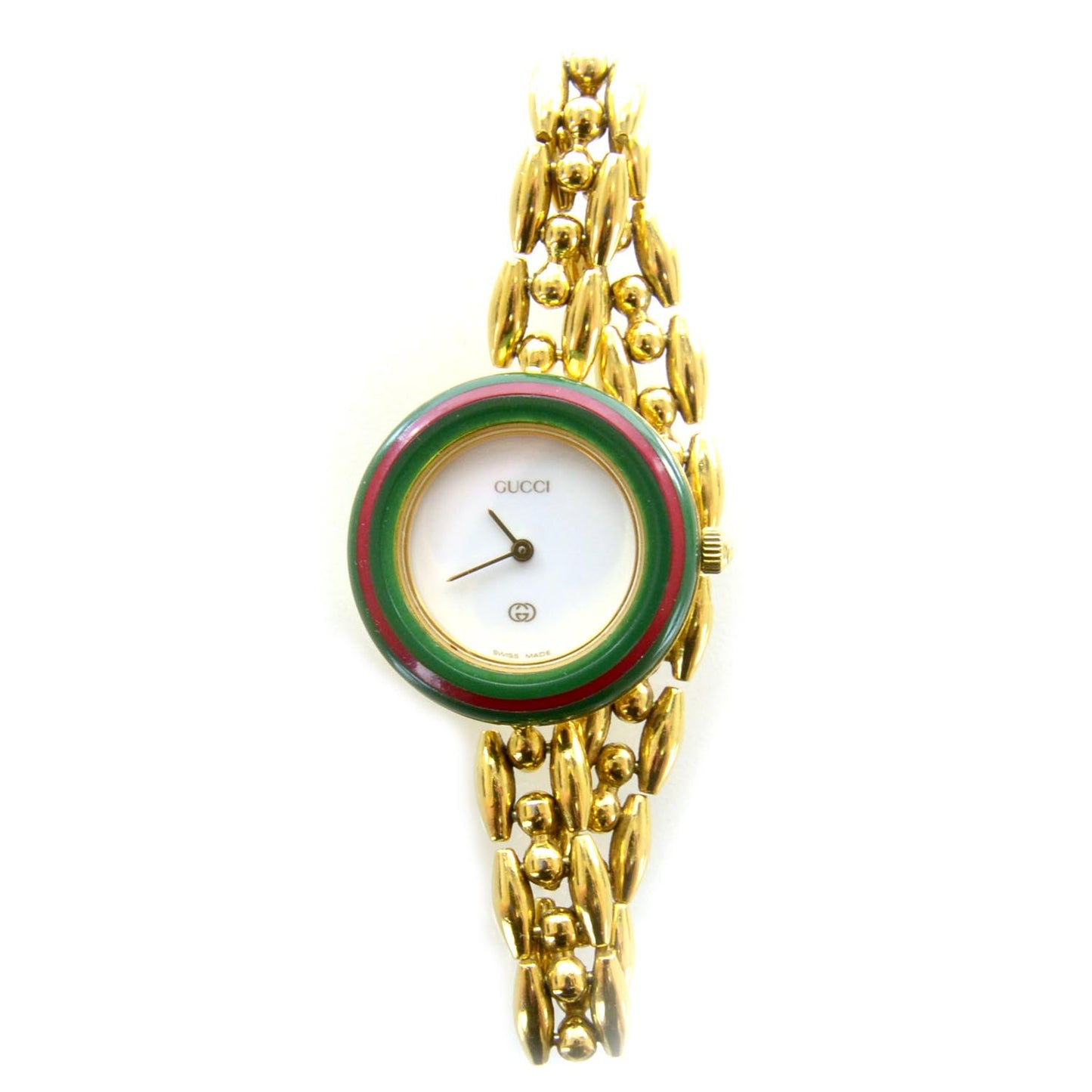 Stainless Steel 26mm Rice Link Interchangeable Bezel Quartz Watch