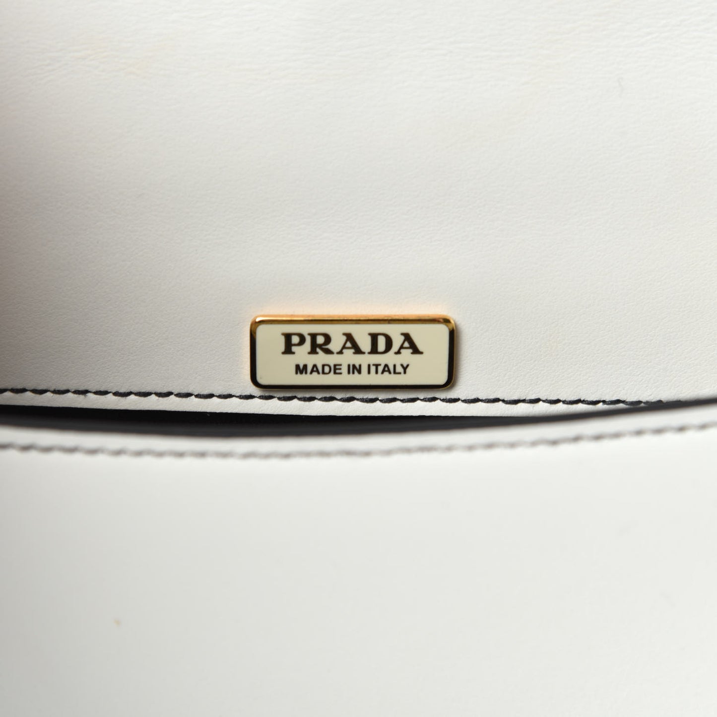 City Calf Pionniere Saddle Bag Black White