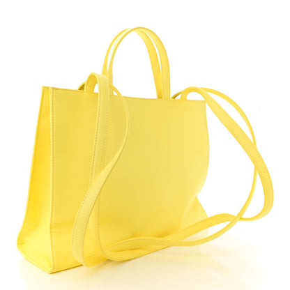 Telfar Vegan Leather Medium Shopping Bag Margarine 3 of 14
