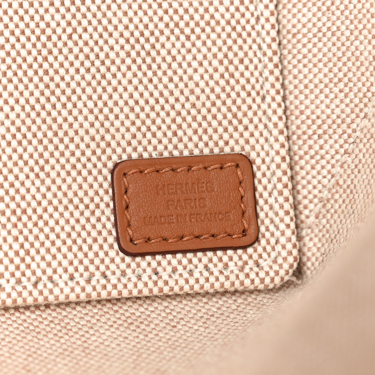 H Plume Canvas Swift Printed Fantaisie d'Etriers Steeple 28 Bag Fauve Ecru Beige Gold