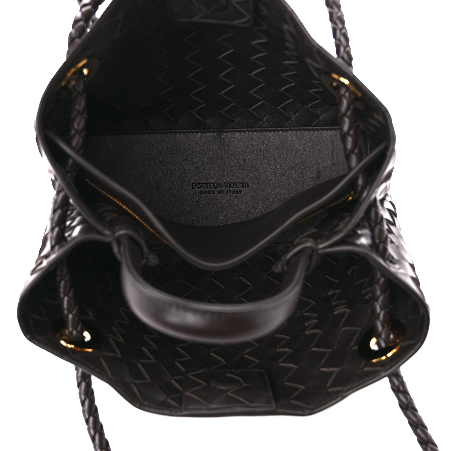 Bottega Veneta BOTTEGA VENETA Nappa Intrecciato Small Andiamo Shoulder Bag Fondant 5 of 10