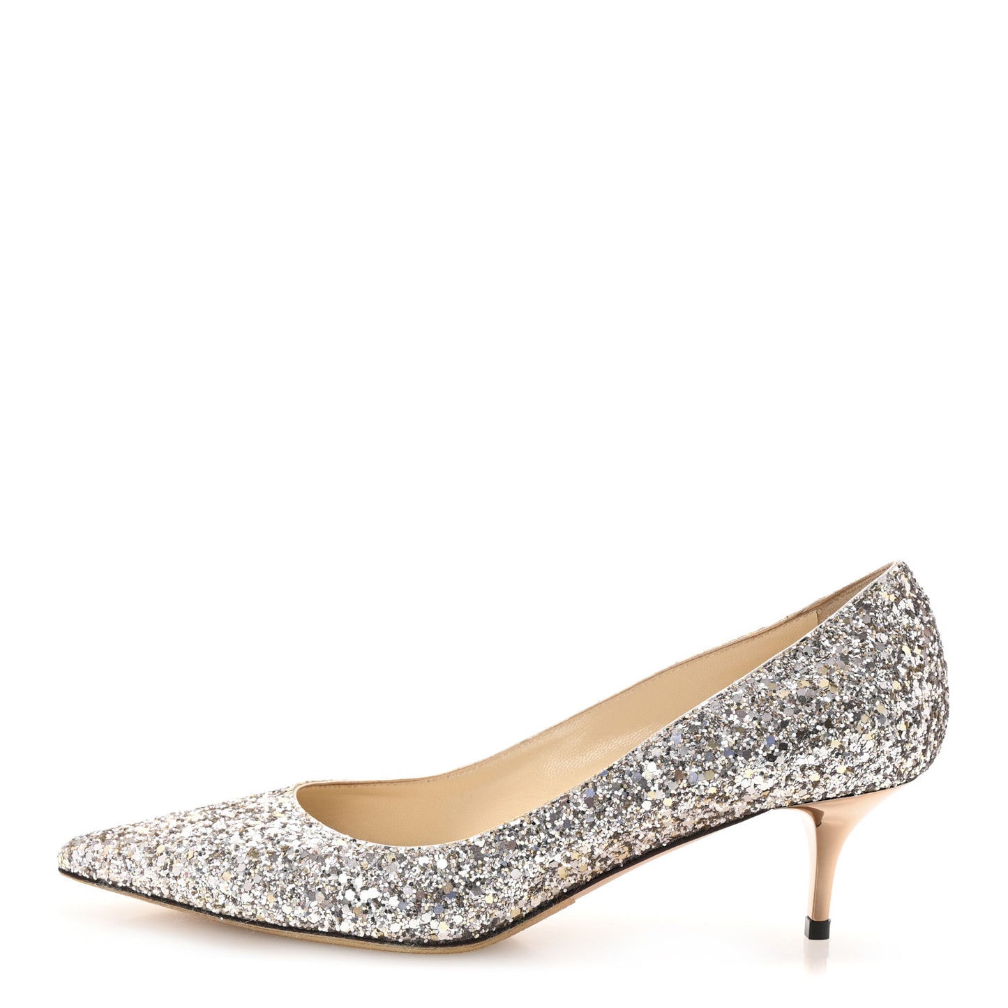 Coarse Glitter Degrade Romy 60 Pumps 37 Champagne