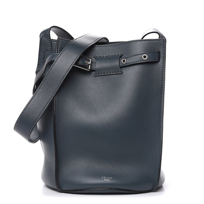 Celine Smooth Calfskin Long Strap Big Bucket Bag Slate 1 of 10