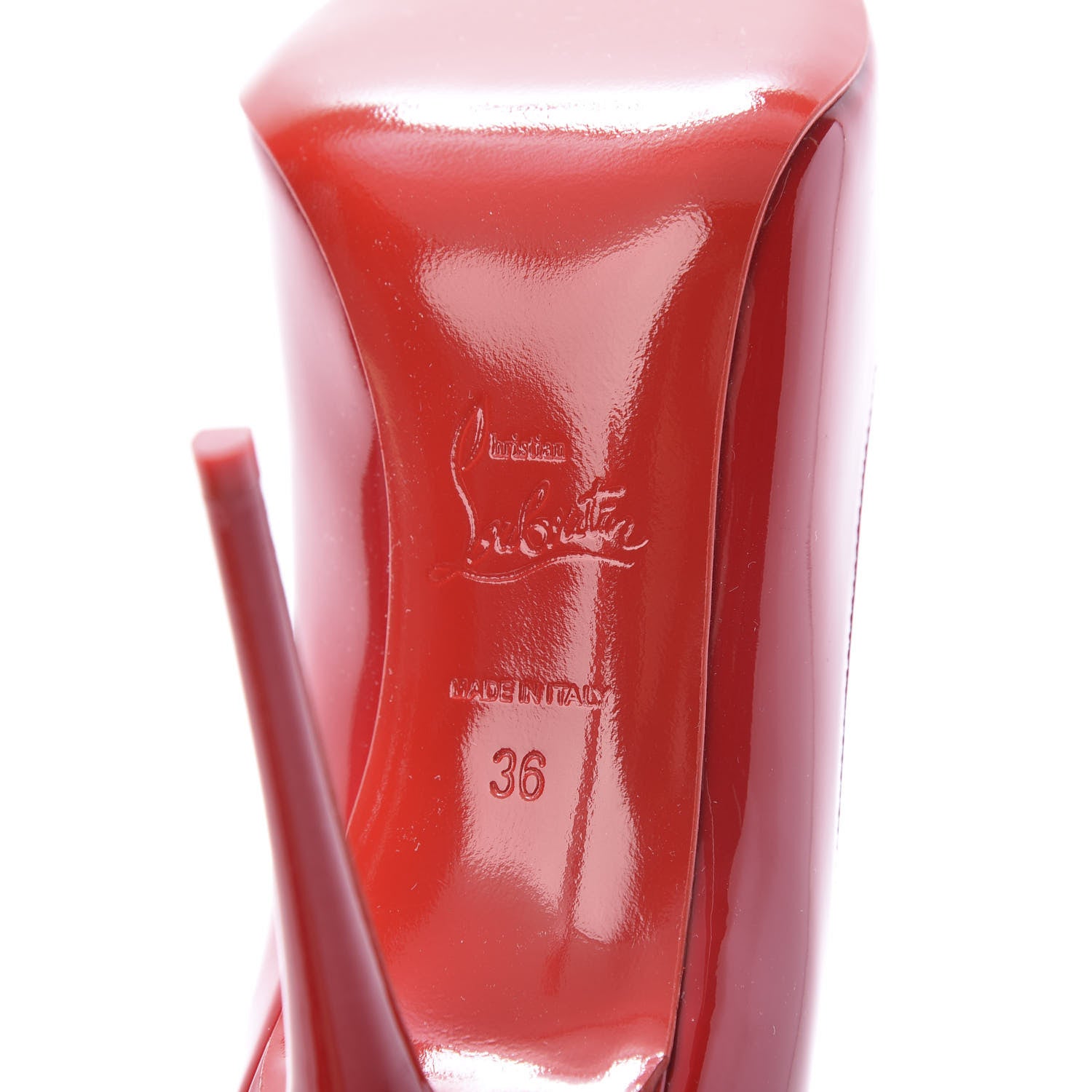 Christian Louboutin Patent Kate 100 Pumps 36 Loubi 7 of 8