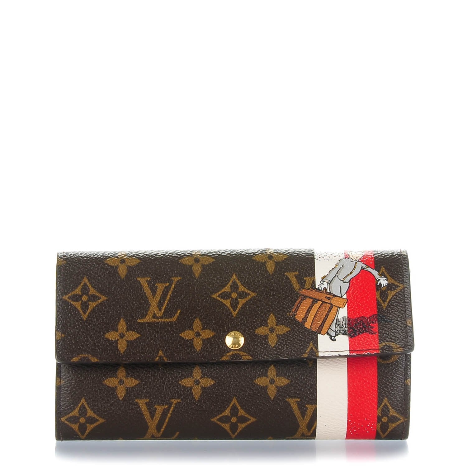 Louis Vuitton Monogram Groom Sarah Wallet 1 of 9