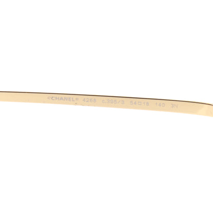 Chanel Round Sunglasses 4268 Gold 6 of 8