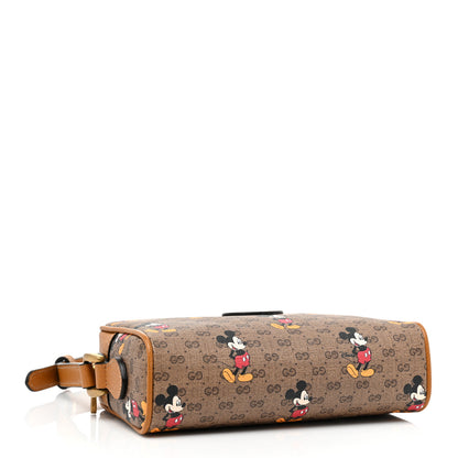 Gucci X DISNEY Mini Vintage GG Supreme Monogram Mickey Mouse Shoulder Bag Beige Vintage Sun Oil 4 of 8