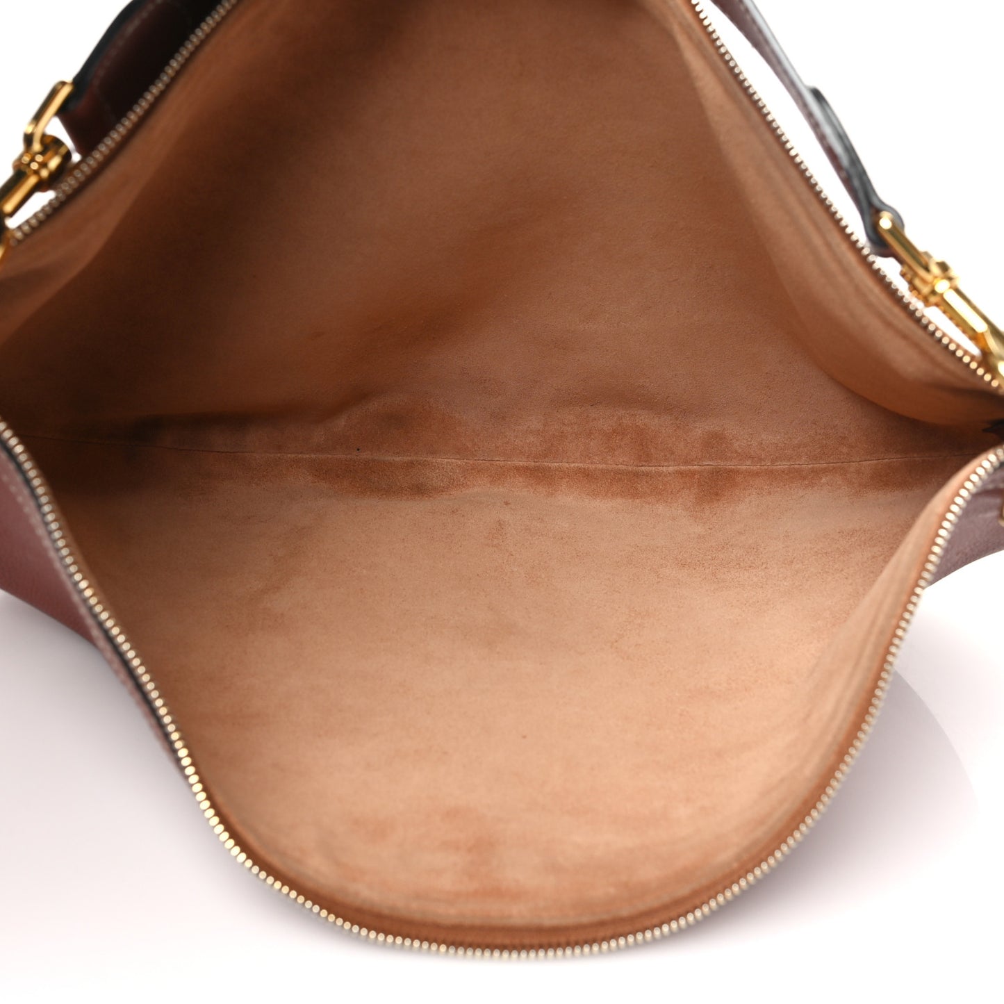 Supple Calfskin Medium Strap Leandre Shoulder Bag Brown