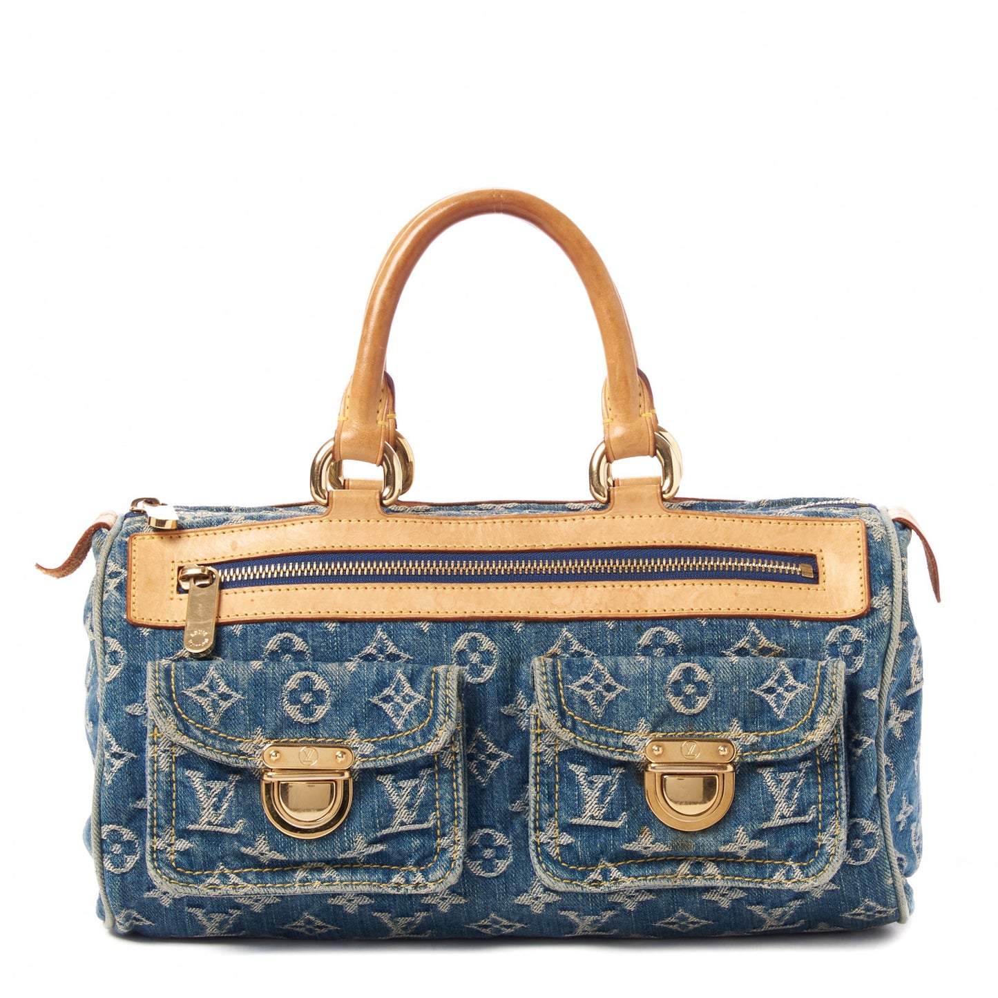 Monogram Denim Neo Speedy Blue