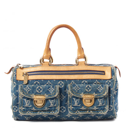 Louis Vuitton Monogram Denim Neo Speedy Blue 1 of 8
