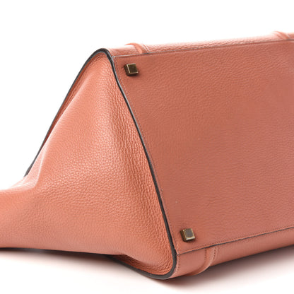 Celine Shiny Grained Calfskin Medium Phantom Luggage Terracotta 6 of 9