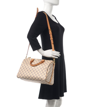 Louis Vuitton Damier Azur Speedy Bandouliere 30 2 of 15