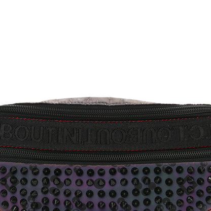 Christian Louboutin Calfskin Spiked Paris NYC Belt Bag Black Black 8 of 11