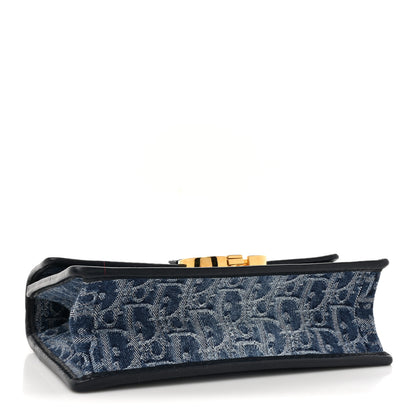 Christian Dior Denim Oblique 30 Montaigne East West Chain Flap Bag 4 of 10