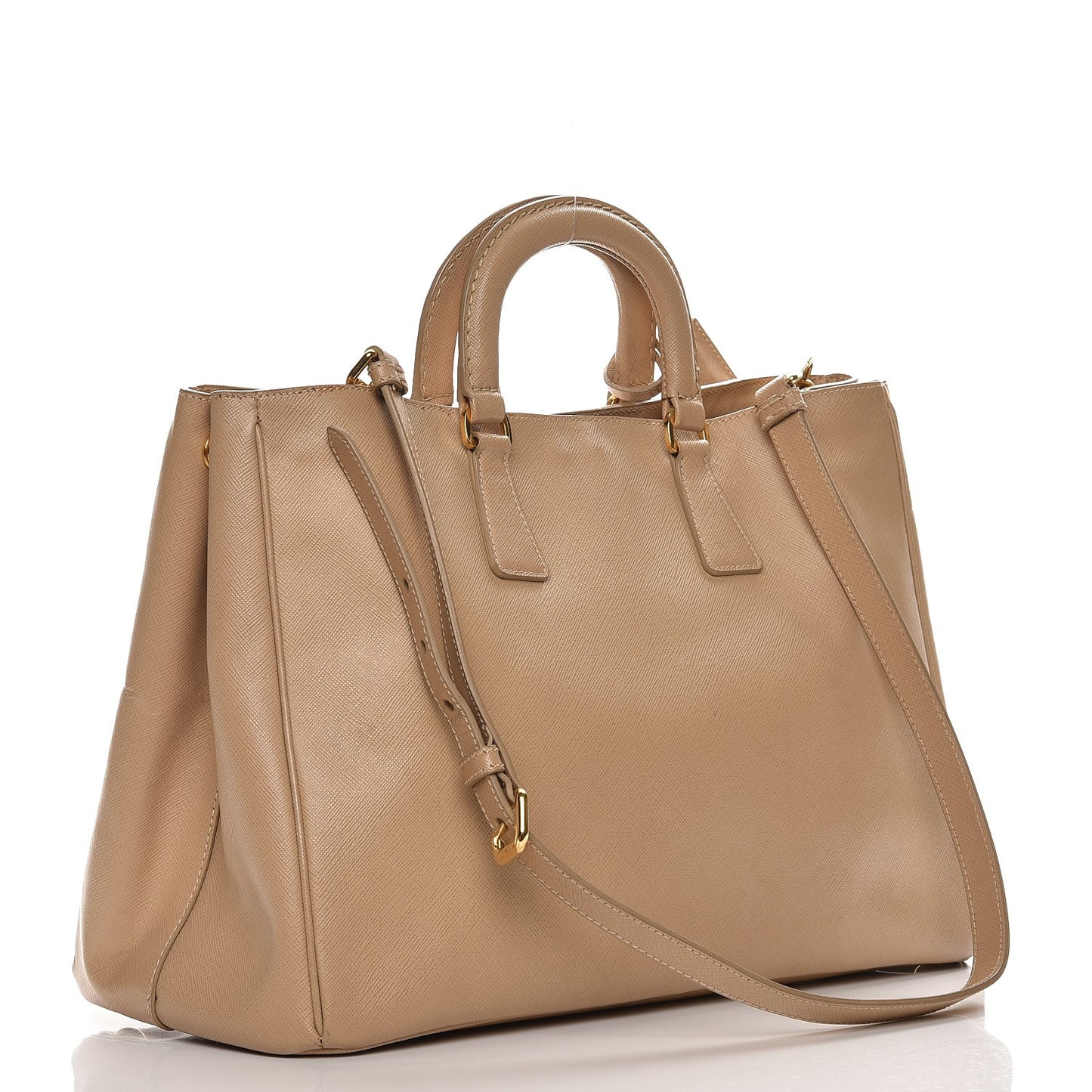 Saffiano Lux Large Tote Sabbia