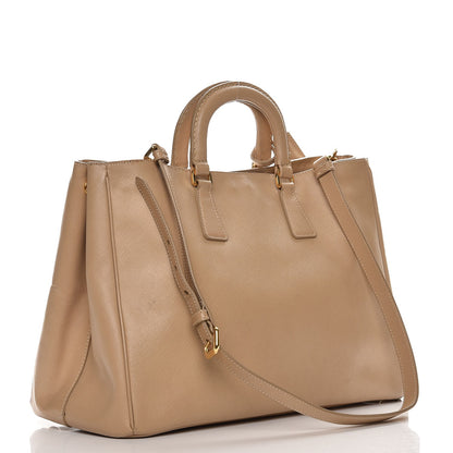 Prada Saffiano Lux Large Tote Sabbia 4 of 20