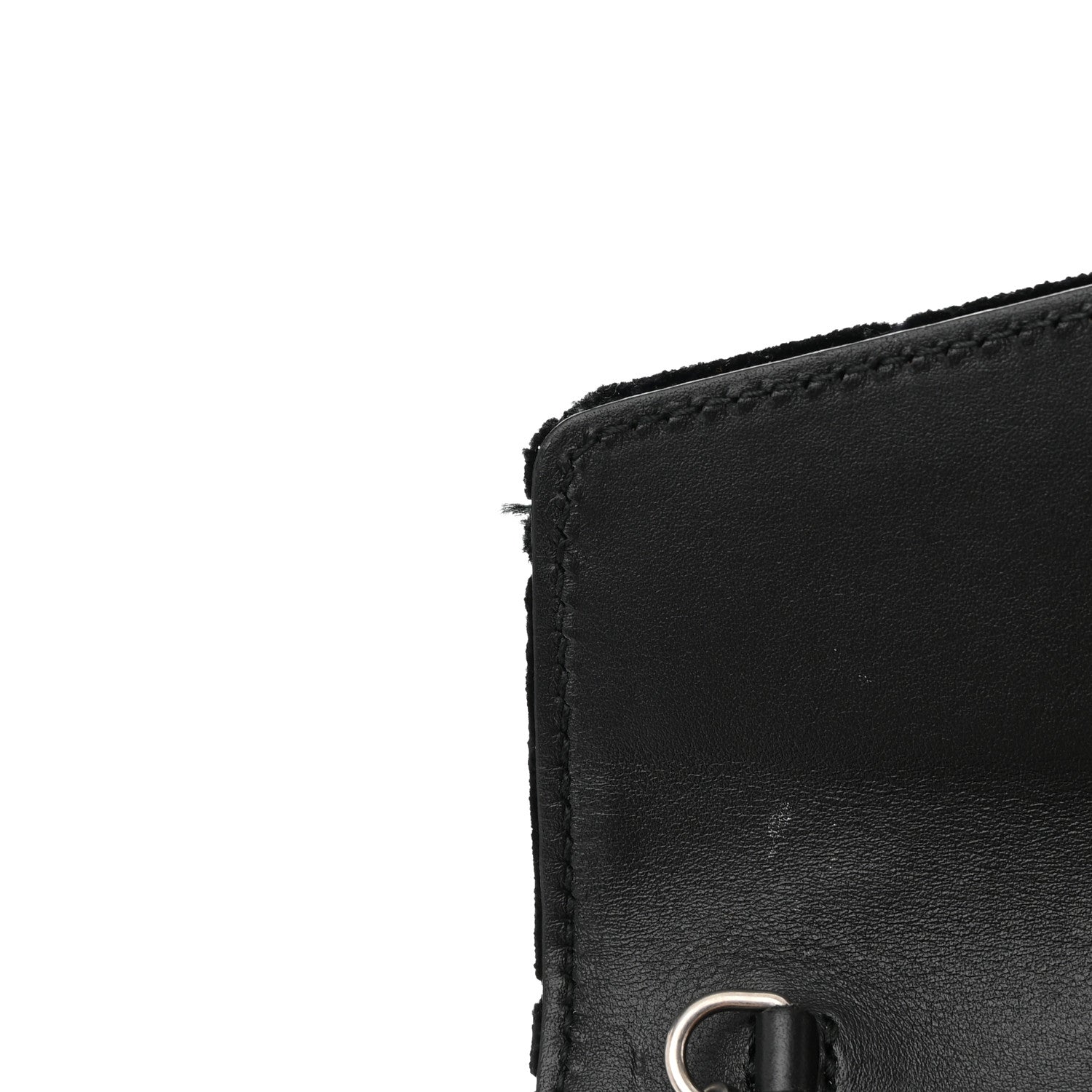Gucci Velvet GG Monogram Mini Dionysus Chain Wallet Black 12 of 15