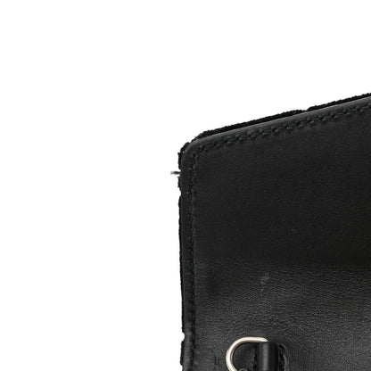 Gucci Velvet GG Monogram Mini Dionysus Chain Wallet Black 12 of 15