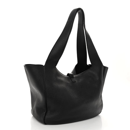 Saint Laurent Grained Deerskin Bea Tote Black 3 of 9