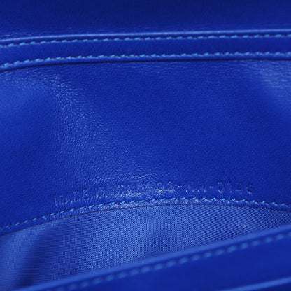 Christian Dior Lambskin Diorama Croisiere Chain Wallet Blue 7 of 8