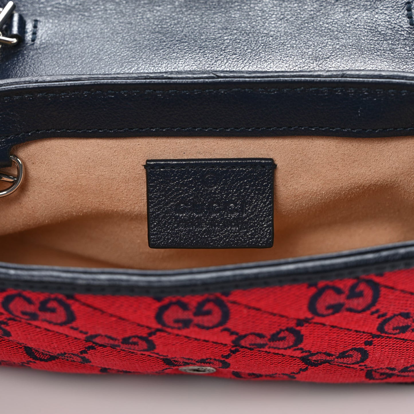 Monogram Multicolor Matelasse Diagonal Super Mini GG Marmont Shoulder Bag Pink Blue Red Yellow Green