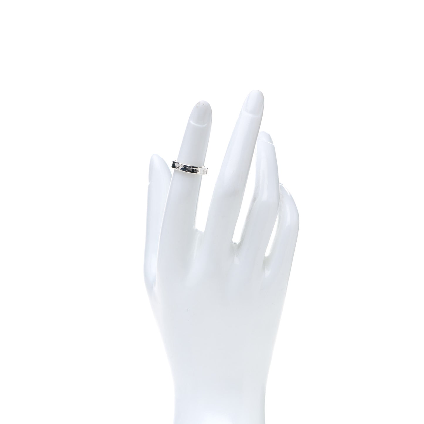 Sterling Silver Narrow 1837 Band Ring 47 4