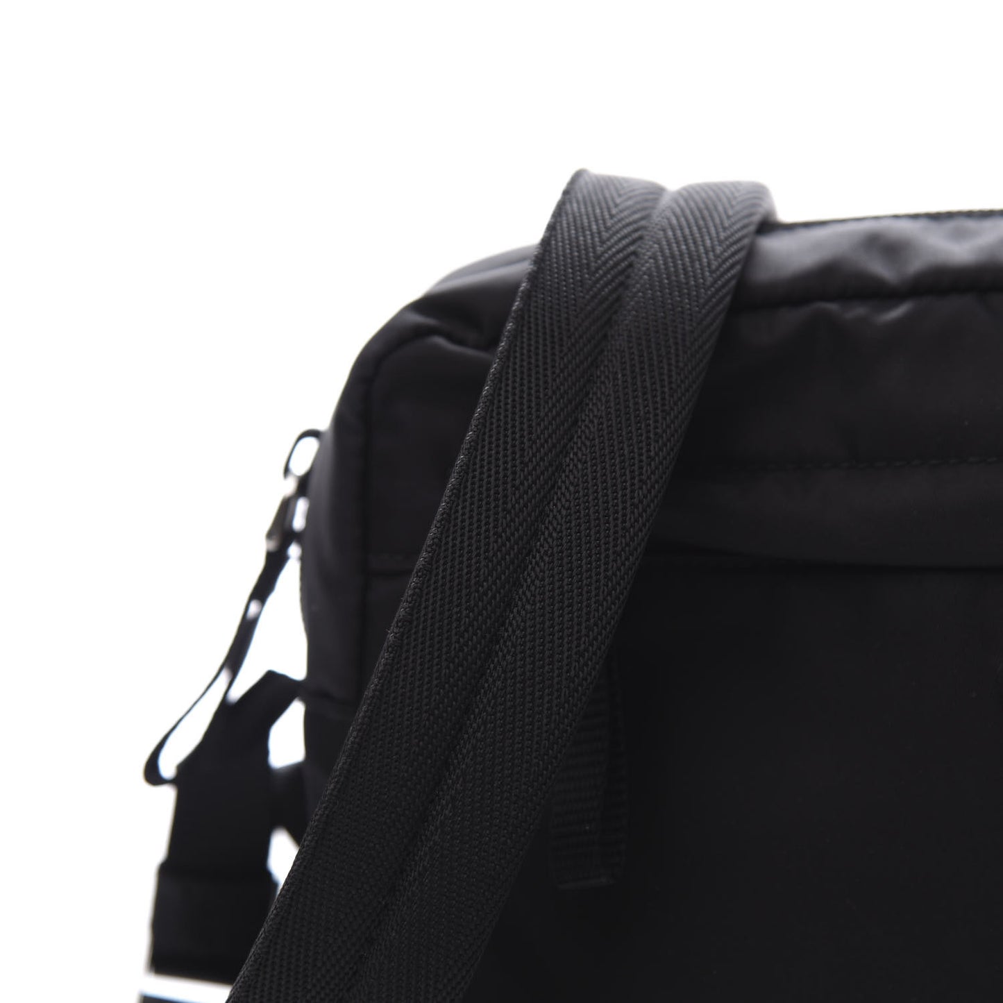 Tessuto Nylon Messenger Bag Black