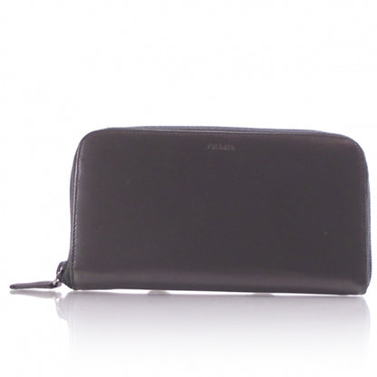 Prada Calfskin Zip Around Wallet 1 of 8