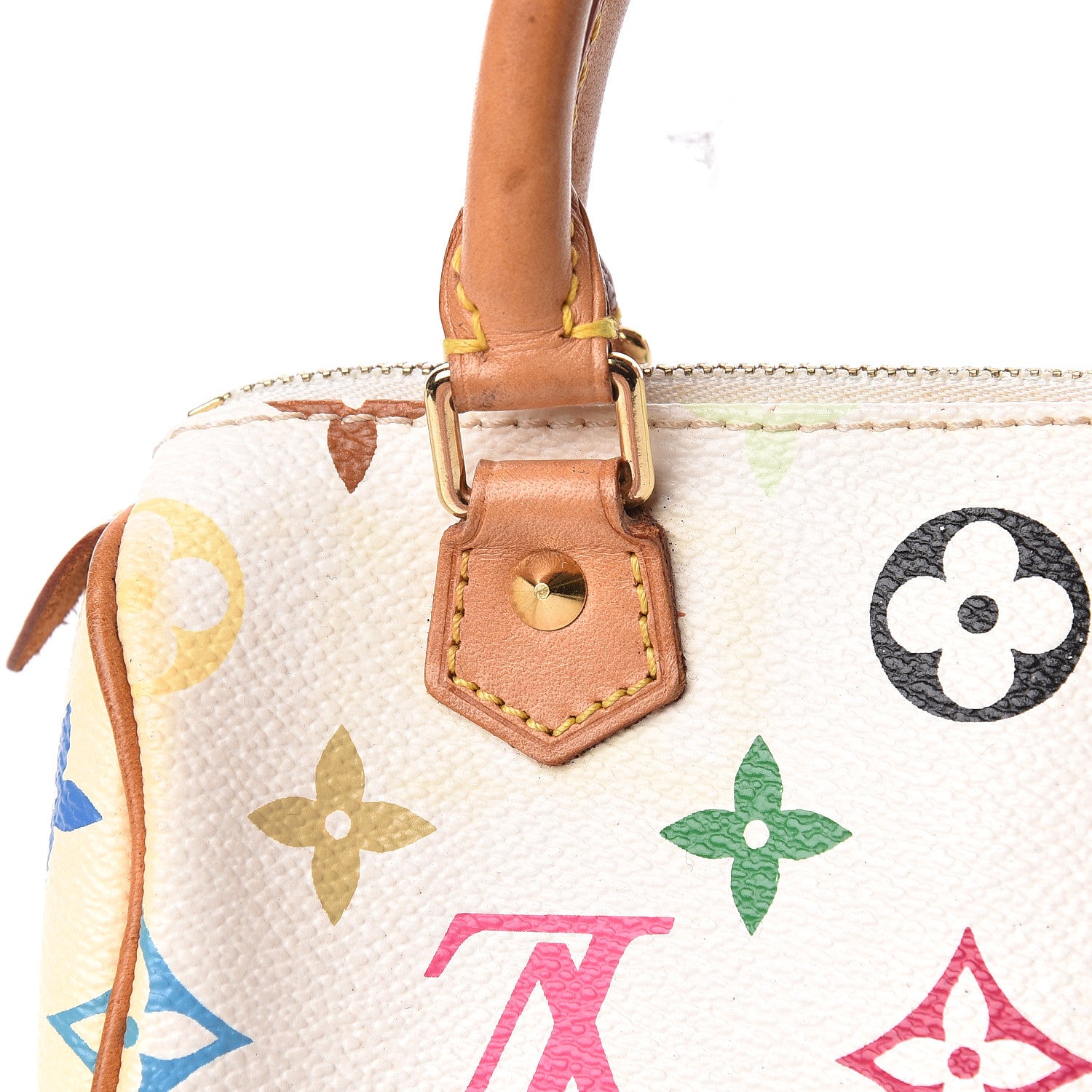 Louis Vuitton Monogram Multicolor Mini Sac HL Speedy White 12 of 13