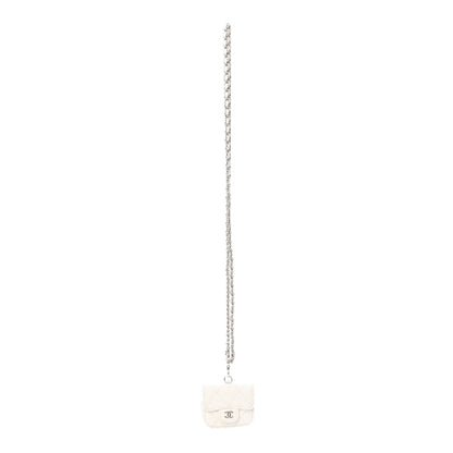 Chanel Caviar Quilted Airpods Pro Case White 1 of 8
