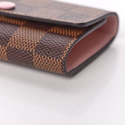 Louis Vuitton Damier Ebene Multicles 6 Key Holder Rose Ballerine 8 of 9