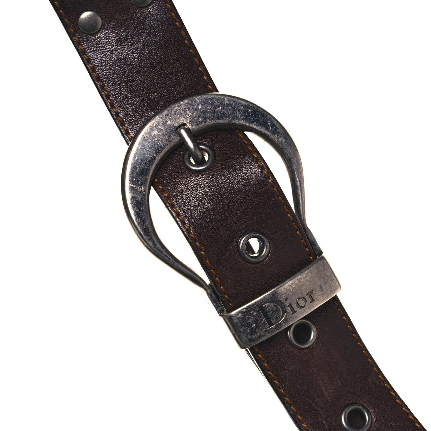 Calfskin Large Gaucho Double Saddle Bag Brown